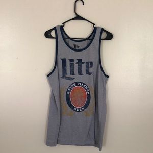 Size (M) Miller Lite Tank Top